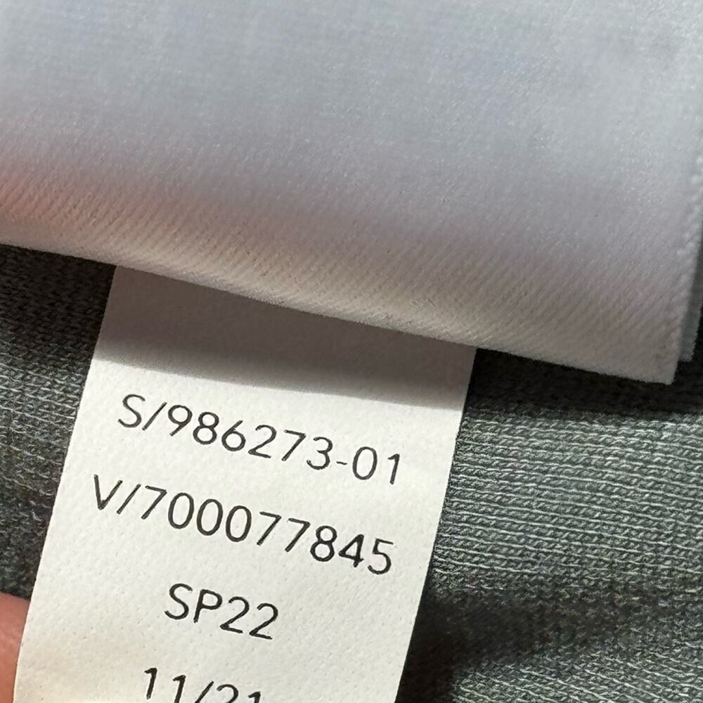 Athleta Eastbound Minimalist Seafoam Sage Green Open Front Blazer Women’s Size 4 - Picture 13 of 13